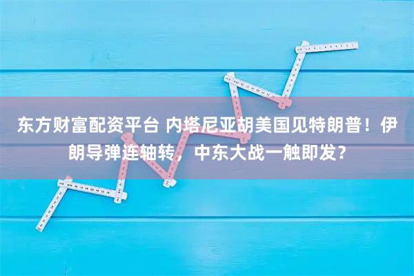 东方财富配资平台 内塔尼亚胡美国见特朗普！伊朗导弹连轴转，中东大战一触即发？