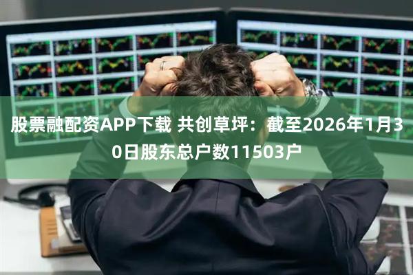 股票融配资APP下载 共创草坪：截至2026年1月30日股东总户数11503户